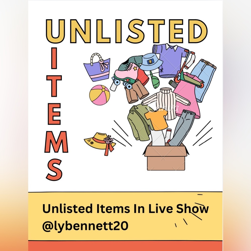 UNLISTED ITEMS IN LIVE SHOW
